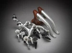 Vgc Campagnolo Super Record 4062 Lever Nuovo 2040/1 Caliper Brake Set. Fixed Price $453.54.