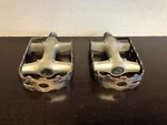 Used Shimano Exage Mountain PD-M450 Beer Trap Pedals Set Vintage Mtb Tourbike Gc. Fixed Price $39.00.