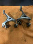 Shimano Rsx Brake Caliper Set F + 39-49MM Silver Side Pull Road Bike BR-A410. Fixed Price $25.00.