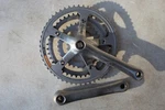 Shimano RX100 8 Speed 170 Mm 52/42/30 Tooth Square Taper Crankset FC-A550. Fixed Price $44.99.