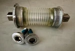 Vintage Campagnolo Record Bottom Bracket 1.370" 24 Tpi English Thread 68-SPC. Fixed Price $135.00.