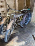 Prewar Hawthorne Bike Men 1940S Balloon Tire Tank Wards Springer Skiptooth. Fixed Price $850.00.