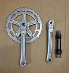 Shimano 600 Crankset Bmx Old School 170MM 44T Chainring And Bb Spindle. Fixed Price $235.00.