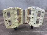 White Hsing HTI-851 Bmx 1/2 Pedals Old School Vintage. Fixed Price $39.00.