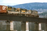 Central Vermont Railway 4924, Dw&p 3613, Gt Hartford Vt 1967. Fixed Price $6.50.