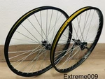 26" Weinmann Bicycle Alloy Black Chrome Wheels 36 Spoke Front & Rear Coaster 12G. Fixed Price $115.95.