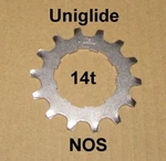 Shimano Uniglide 14T Cassette Cog Ug Nos New Old Stock. Fixed Price $14.99.