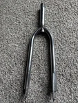 Old School Bmx 1980'S Tange Trx Oval 20" Chrome 1" 24 Thread 5-1/2" Forks. Fixed Price $149.00.