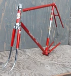 Vintage 1960 Bianchi Record Roadbike Frame & Fork Campagnolo Tour Sports Bicycle. Fixed Price $955.00.