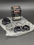 Hatta MX-100 Japan 80S Old School Bmx Genuine Nos Gloss Black Headset. Fixed Price $570.90.