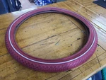 Nos Goodyear Red White Stripe Wingfoot Bicycle Tire 20X1.75. Fixed Price $249.99.