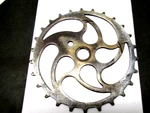 B-cwc Black Out Skip Tooth Bicycle 26 1 Inch Pitch Chain Wheel Sprocket. Fixed Price $14.00.