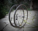 Campagnolo Record / Omega Clincher 36 Charcoal Wheel Set #velowizard. Fixed Price $544.27.