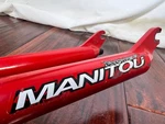 Vintage Manitou Answer Sx Ti Fork Red 1/8 Mtb 26 Tpc 90. Fixed Price $69.60.