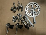 Shimano Dura Ace 7400 2X8 Road Bike Groupset. Fixed Price $280.00.