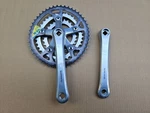 Vintage Shimano FC-B124 Biopace Triple Mountain Crankset 175MM 48/38/28 Xt Japan. Fixed Price $50.00.