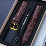 Boxed Quality Genuine Leather Watch Band Crocodile Grain Pin Buckle STRAP10-24MM. Fixed Price $20.88.