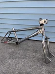 Diamondback Venom Chromoly Old Mid School Vtg Bmx Bike Frame Forks Stem. Fixed Price $350.00.