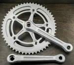 Vintage Campagnolo Nuovo Record Roadbike 170MM Cranks 53T 48T Chainrings Bicycle. Fixed Price $188.00.