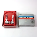 Vintage Suntour Cyclone Nos Banded Friction Shifters 28.6MM Clamp. Fixed Price $90.00.