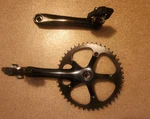 Crankset Gravel/track Bike Lasco CF-40 165MM 130BCD 46T W/ Brothers Pedals. Fixed Price $69.99.