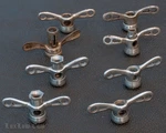 Nos Sturmey Archer Wing Axle Nuts Vintage Raleigh Bicycle 3 Speed Hubs Tour Bike. Fixed Price $88.00.
