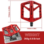 Mtb Pedals Bike Flat Sealed Bearing Nylon Bicycle Road Platform Widen Us. Fixed Price $20.98.