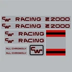 Cw - Z2000 Black And Red Decal Set. Fixed Price $45.95.