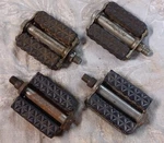 1960'S 70'S Schwinn Approved 1/2" Waffle Block Juvenile Ladies Bicycle Pedal Lot. Fixed Price $29.00.