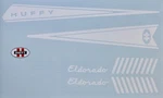 Decal Set Tank Rack Chain Guard Headbadge For Women's 1960S Huffy Eldorado Bike. Fixed Price $45.00.
