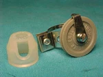 Sturmey Archer 3 Speed 1" Frame Cable Pulley Wheel & Chain Protector Nos. Fixed Price $18.00.
