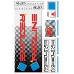 1985 Redline RL-20II For White Frame Decal Set. Fixed Price $49.95.