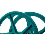 Peregrine Master Graphite 20" Wheel Set - Turquoise (RRP$999). Fixed Price $569.45.
