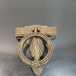 Mcf Midwest Cannon Falls Brass Tone Iron Door Knocker Leaf Floral. Fixed Price $25.00.