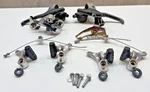 Vtg 1990S Shimano Deore ST-M050 3X7 Brake/shifters Brakes Xt/lx Derailleurs. Fixed Price $64.95.