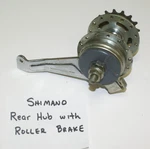 Vintage FH-AR15 Shimano Roller Brake Rear Hub. Fixed Price $20.00.