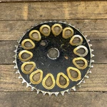Vintage Mongoose Ko Bmx Chainring Sprocket 1-PIECE Crank Teardrop Black Gold. Fixed Price $27.59.