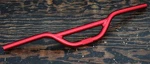 Red Alloy Bmx Cruiser Handlebars Vintage Schwinn Klunker Mtb Bike Fixie Bicycle. Fixed Price $32.99.