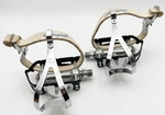 Campagnolo Super Record Pedals +50TH Toe Clips Straps Vintage Made Italy Rare. Fixed Price $360.04.