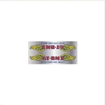 Gt Bmx 4130 Large Down Tube Decal - Chrome. Fixed Price $15.99.