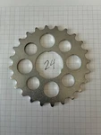 24 Tooth Rear Coaster Brake Sprocket, Fits Shimano, Sturmey-archer. Fixed Price $34.00.