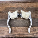 Vintage Campagnolo C-record Brake Lever Set Cobalto White 1ST Gen Shield 80S. Fixed Price $162.49.