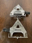 Shimano PD-1051 Platform Pedals Without Clips Straps, Late 1980'S. Fixed Price $5.10.
