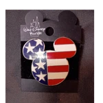 Disney Walt World Mickey Mouse Patriotic Usa Flag Single Pin 2001. Fixed Price $9.99.