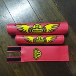 Red Vinyl Racing Ripper Custom Repro Padset Bmx Oldschool Vintage Rare. Fixed Price $65.00.
