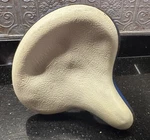 Vtg Troxel Tricycle Bicycle Seat Elyria Ohio White Vinyl With Blue Metal. Fixed Price $26.99.