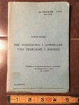 1940 Westland Whirlwind With Peregrine Engines Pilots Notes Poh Type Book. Fixed Price $62.02.