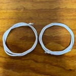 Bmx Old School White Brake Cables Set Fits Redline RL20 Haro Master Fst Gt Dyno. Fixed Price $17.99.