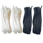 4 Pcs 55" Flat Hoodie Drawstring Cords Replacement Dia 10MM * 55, Black/white. Fixed Price $14.59.