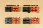 Kool-stop Bike Brake Pads Inserts Weinmann X, 4 Dot, 6 7 Black, Salmon. Fixed Price $29.99.
